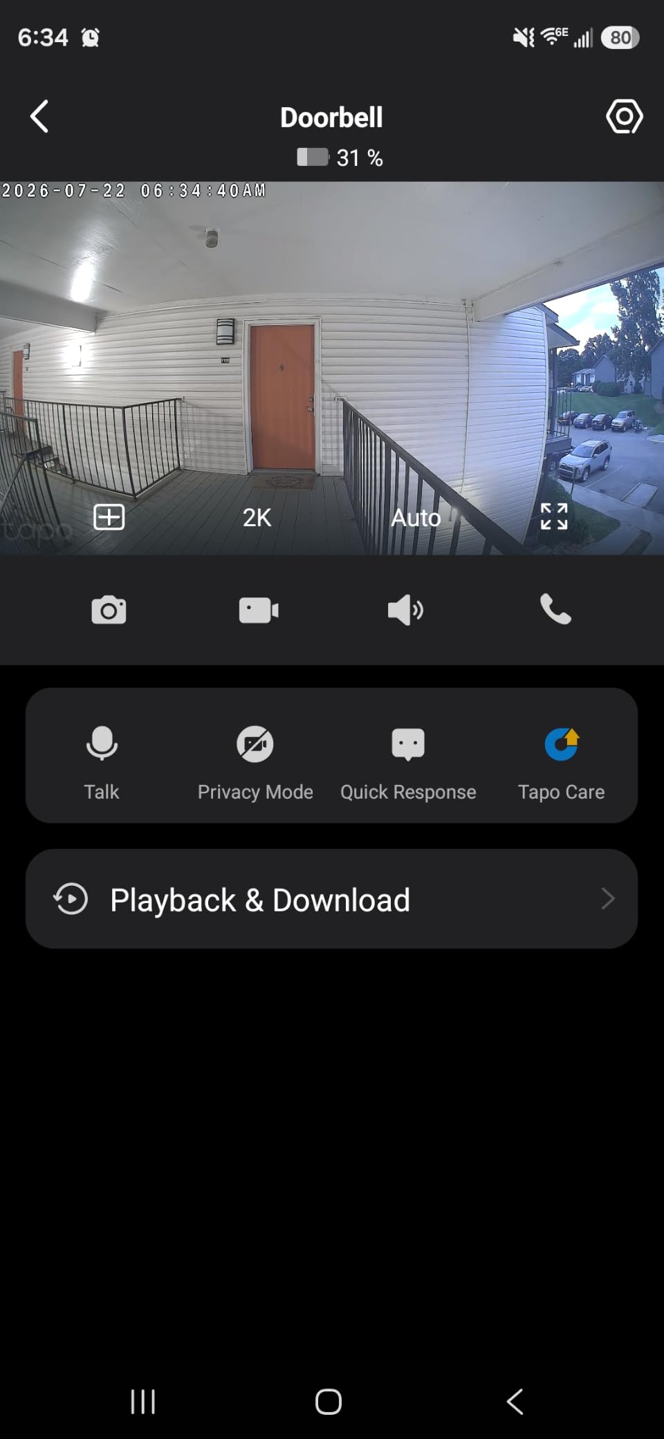 Tapo 2K Wireless Smart Video Doorbell, D205, 160° Ultra-Wide View customer photo 1