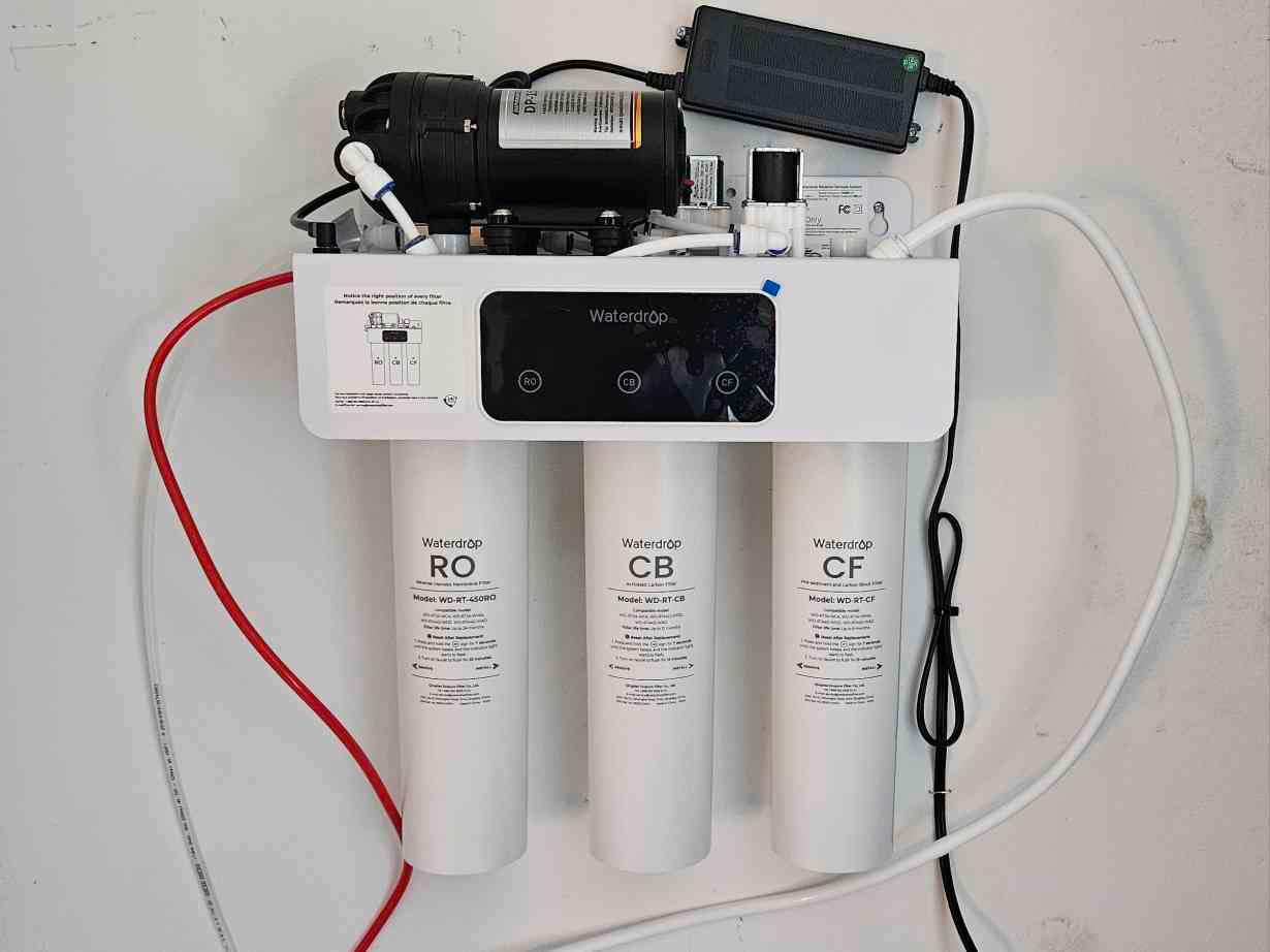 [Dual Flow] Waterdrop WD-T4-A Alkaline pH+ Reverse Osmosis Water Filter, NSF/ANSI 372 Certified, 10-Stage, 450GPD Tankless Undersink RO Filtration System, 2:1 Pure to Drain, BPA Free, Plug-in required customer photo 1