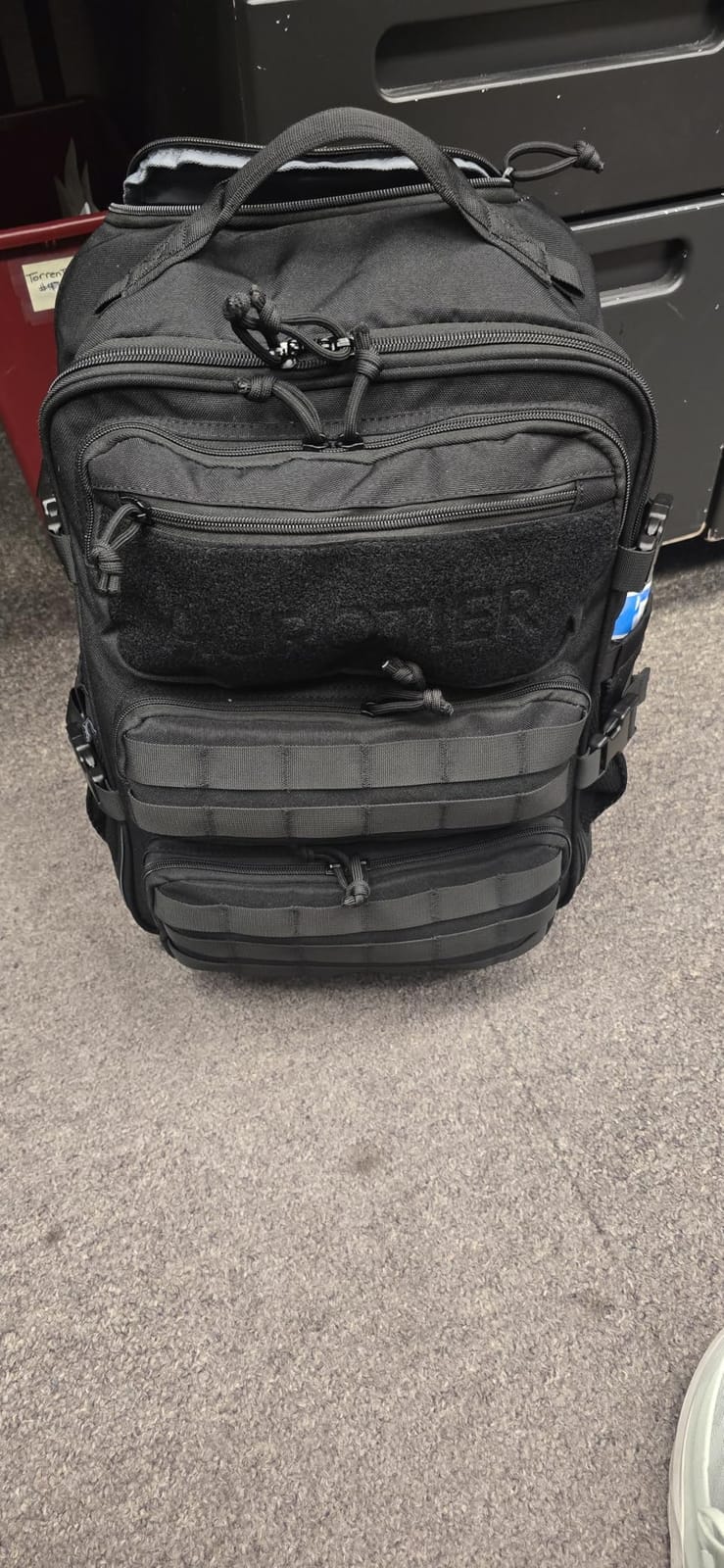 AUROTIER Rolling Tactical Laptop Backpack, Underseat Travel Backpack with Wheels, 16 Inch Wheeled Computer Backpack for Men and Women, Roller Overnight Molle Outdoor Hiking College Carry on Luggage customer photo 2