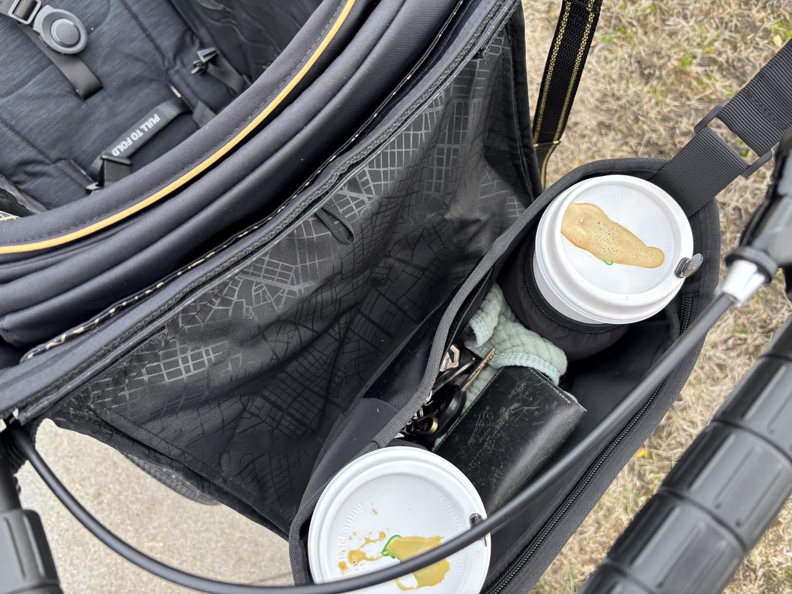 Momcozy Slim Stroller Organizer with 2 Insulated Cup Holders customer photo 2