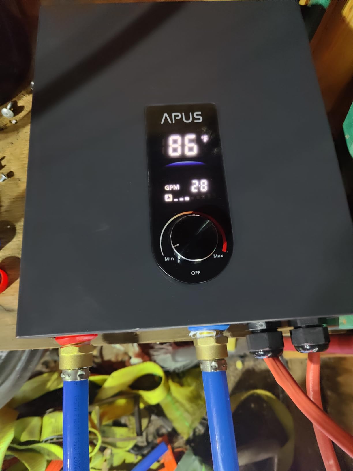 APUS 27kW Electric Tankless Water Heater, 240V, Up to 6.5 GPM, 3s Instant customer photo 2