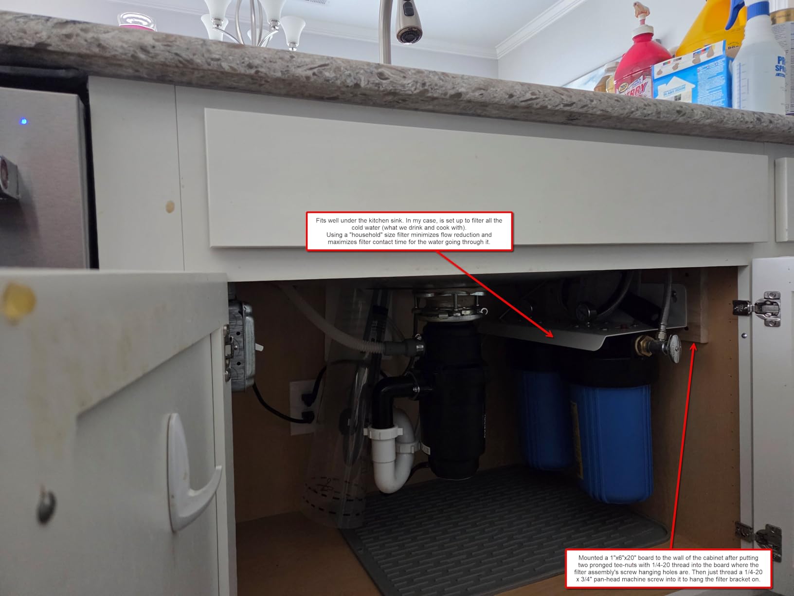 PUREPLUS 2-Stage Whole House Water Filter Reduces Chlorine, Iron, Manganese customer photo 1