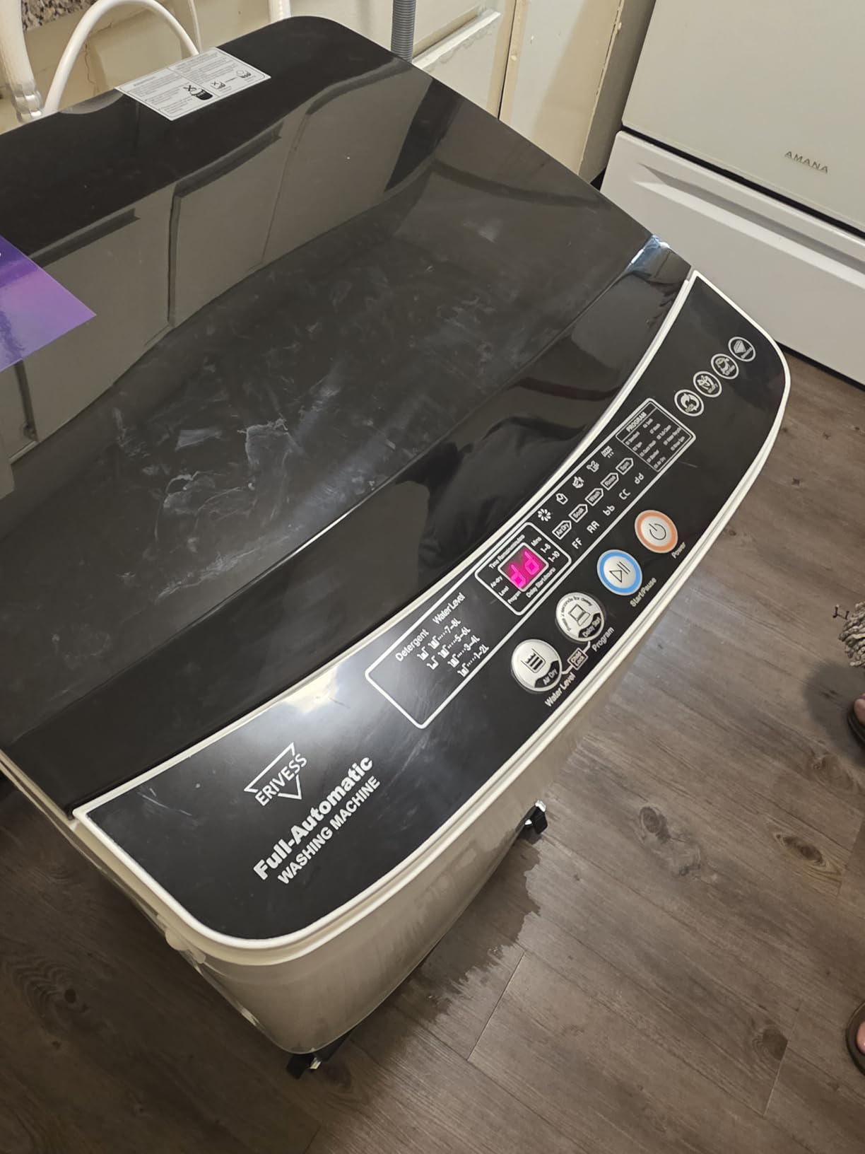 Erivess 2.0 Cu.Ft Full Automatic Washer & 1.6 Cu.Ft Compact Dryer Combo Set customer photo 1