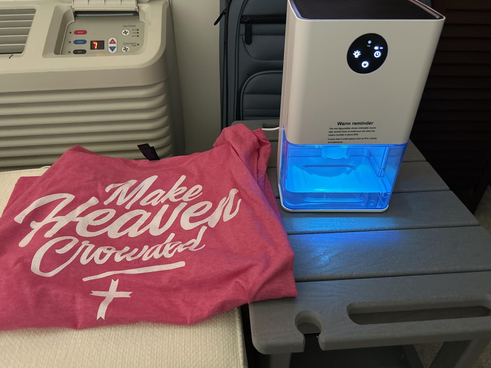 50OZ Dehumidifier, Small-Space Dehumidifier for Bedroom RV Closet 200 Sq.Ft customer photo 2