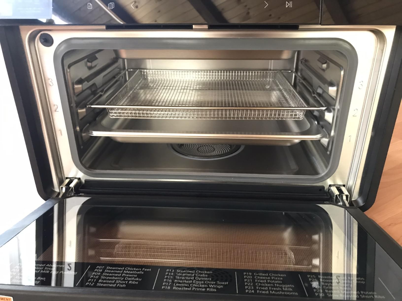 ROBAM Toaster Air Fryer Combi Oven, Countertop Steam Oven 14-in-1 with Convection Steam Roast & Bake, Multi-Stage Cooking, Self-Clean, 7 Modes, 30 Built-In Recipes, for Kitchen Pizza Baking (White) customer photo 2