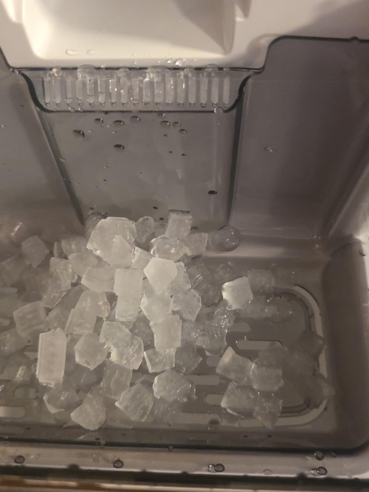 Kismile Nugget Ice Maker Countertop, 35 lbs/Day, Stainless Steel customer photo 2