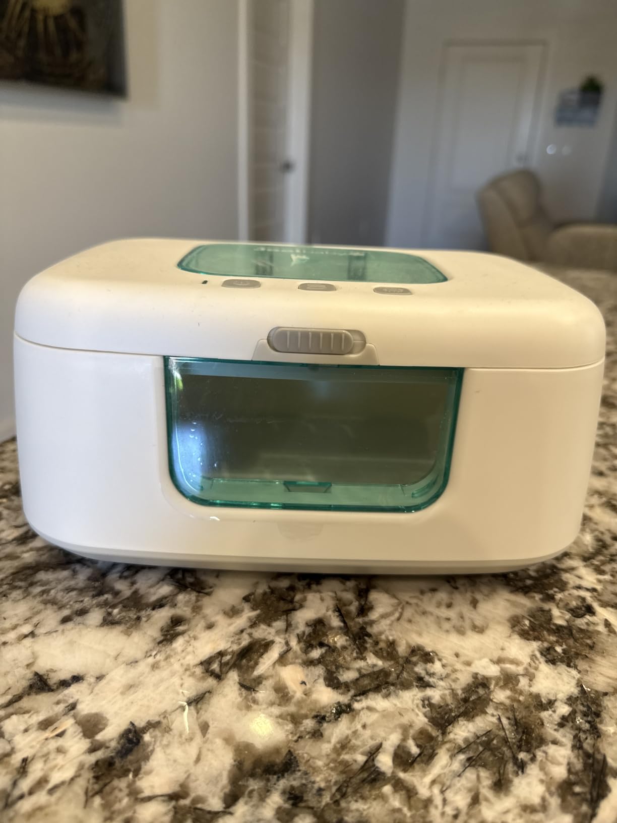 Jool Baby TinyBums Baby Wipe Warmer & Dispenser with LED Changing Light & On/Off Switch (Oatmeal) customer photo 2