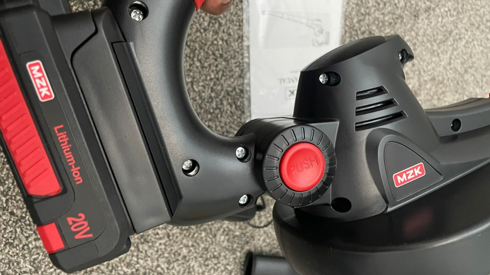 MZK 20V Cordless Leaf Blower, Lightweight Electric Blower customer photo 2