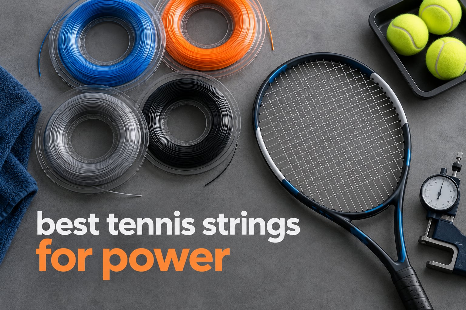 best tennis strings for power