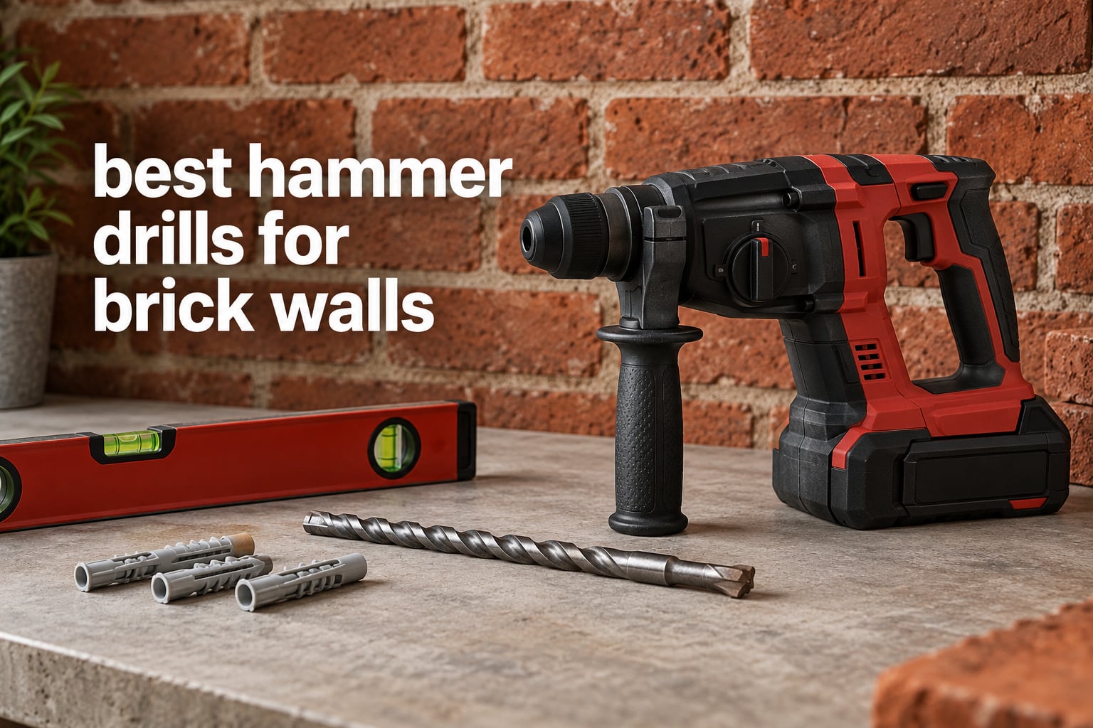 best hammer drills for brick walls