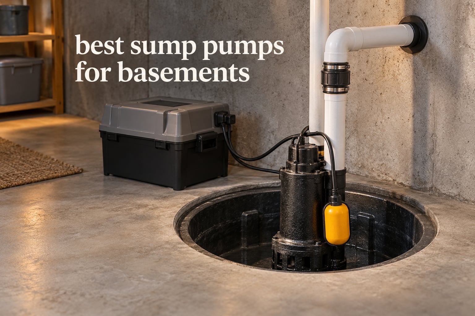 best sump pumps for basements