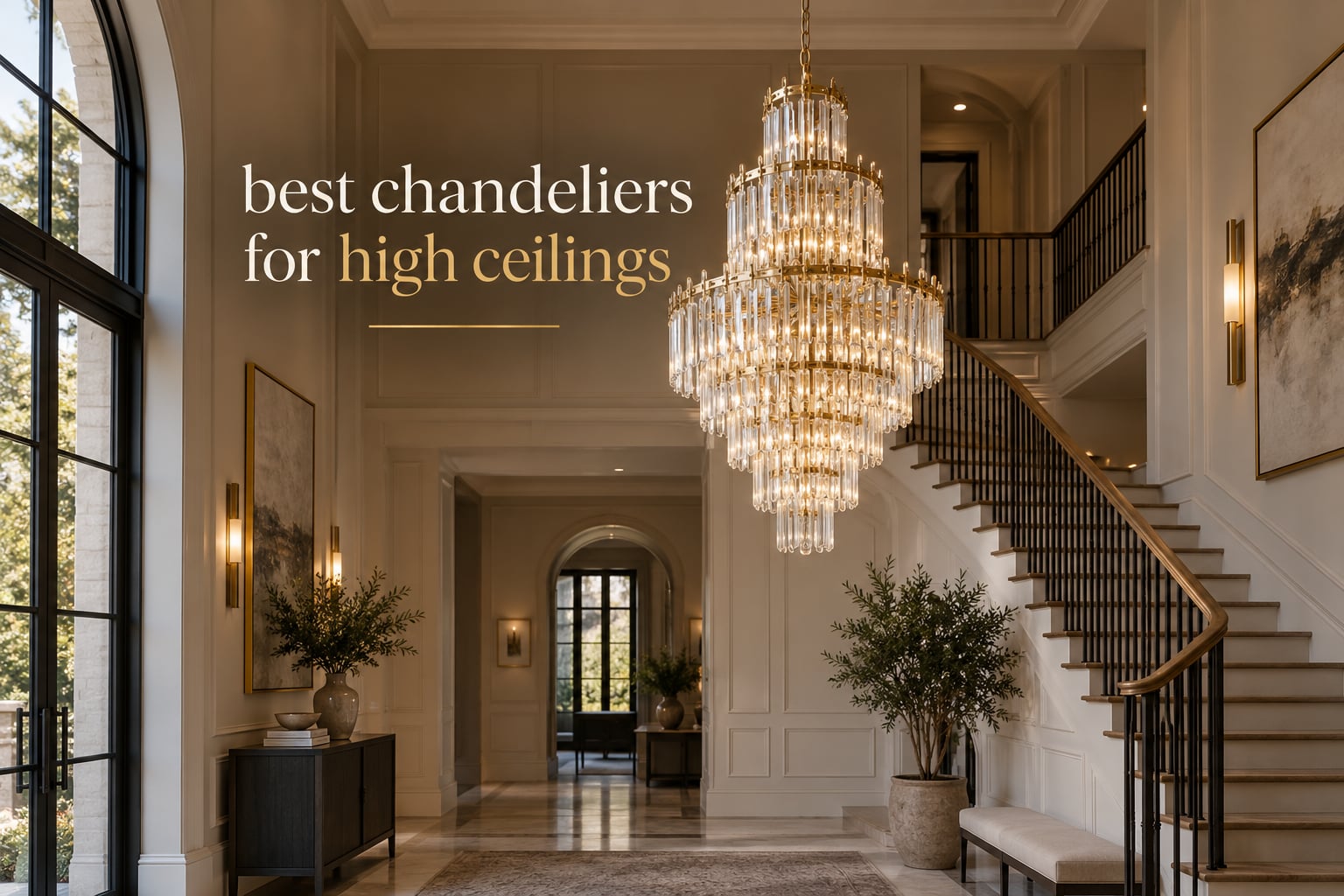best chandeliers for high ceilings