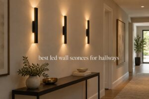best led wall sconces for hallways