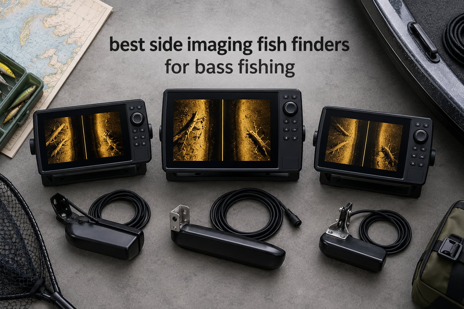 best side imaging fish finders for bass fishing