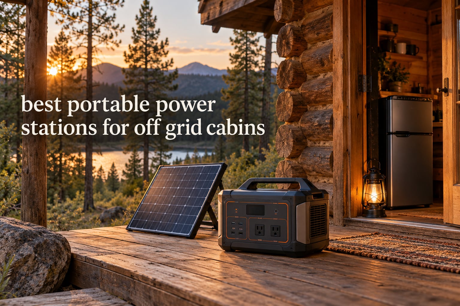 best portable power stations for off grid cabins