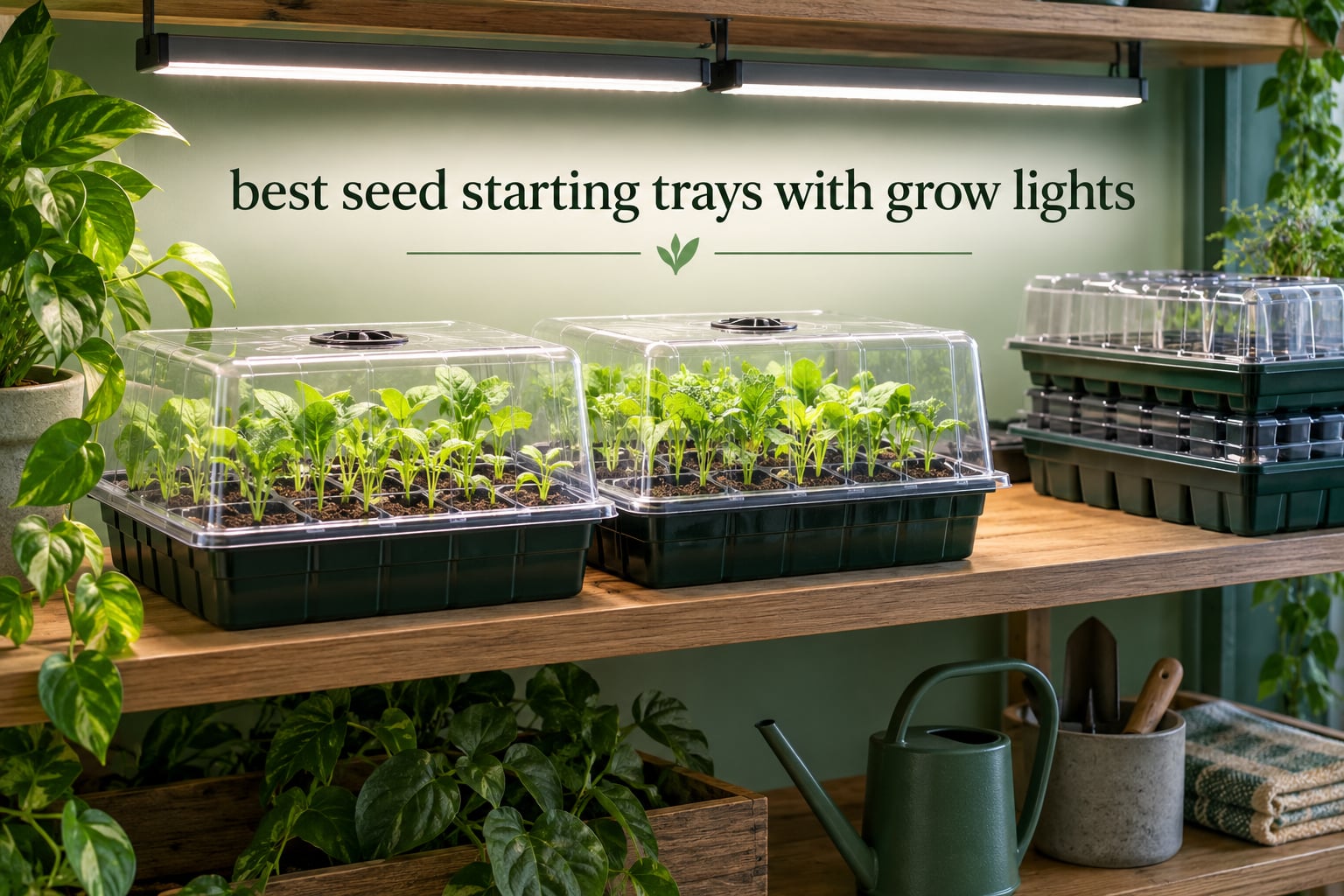 best seed starting trays with grow lights