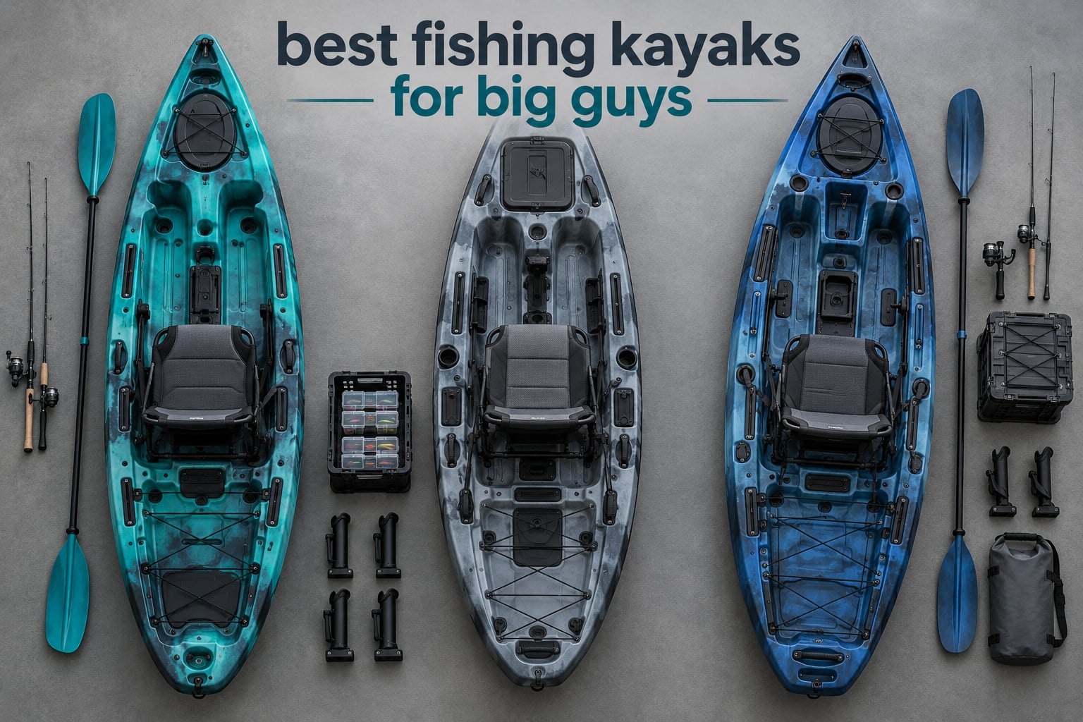 best fishing kayaks for big guys