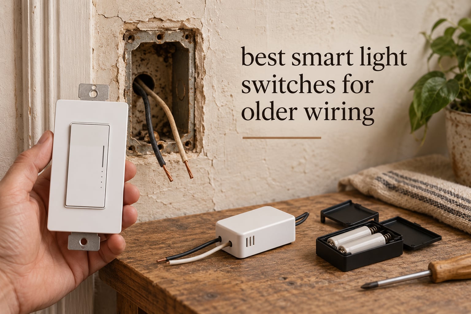 best smart light switches for older wiring