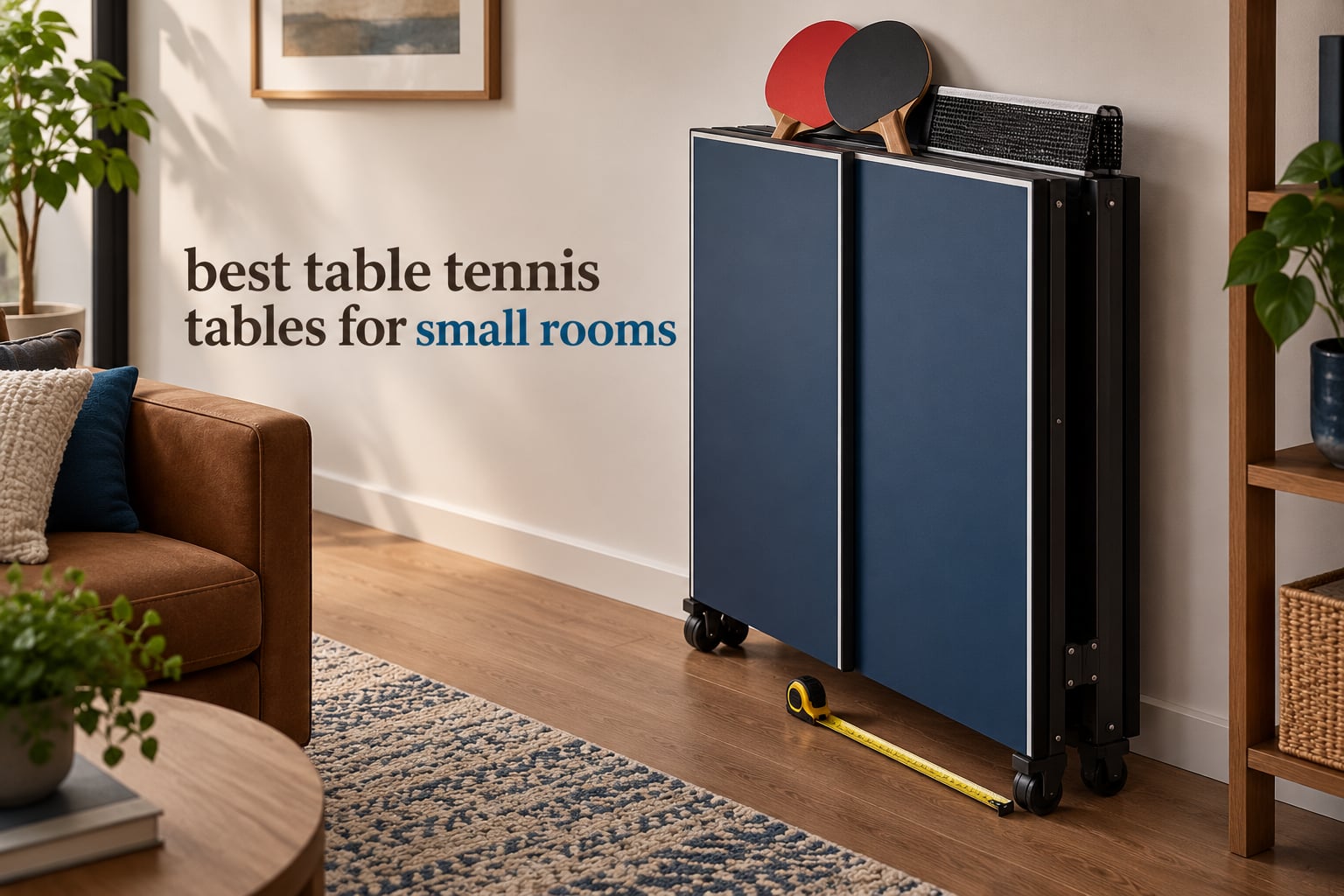 best table tennis tables for small rooms