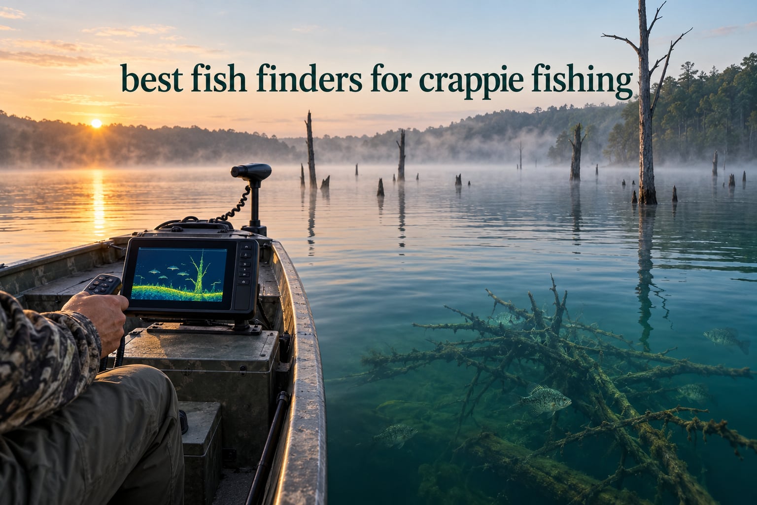 best fish finders for crappie fishing