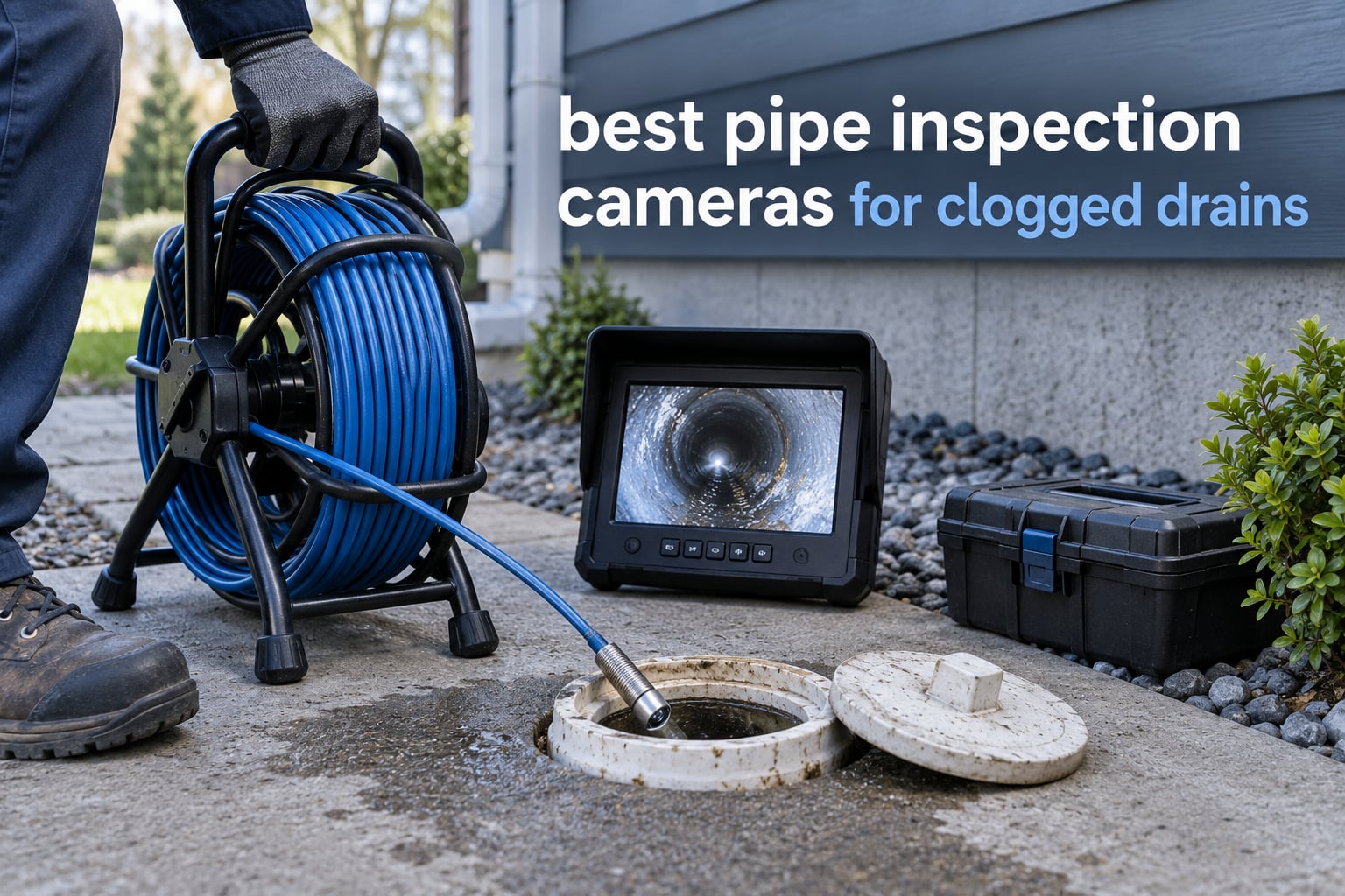 best pipe inspection cameras for clogged drains