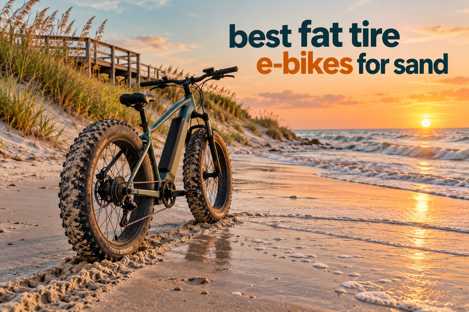 best fat tire e-bikes for sand