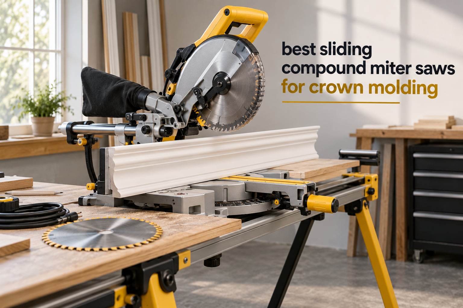 best sliding compound miter saws for crown molding