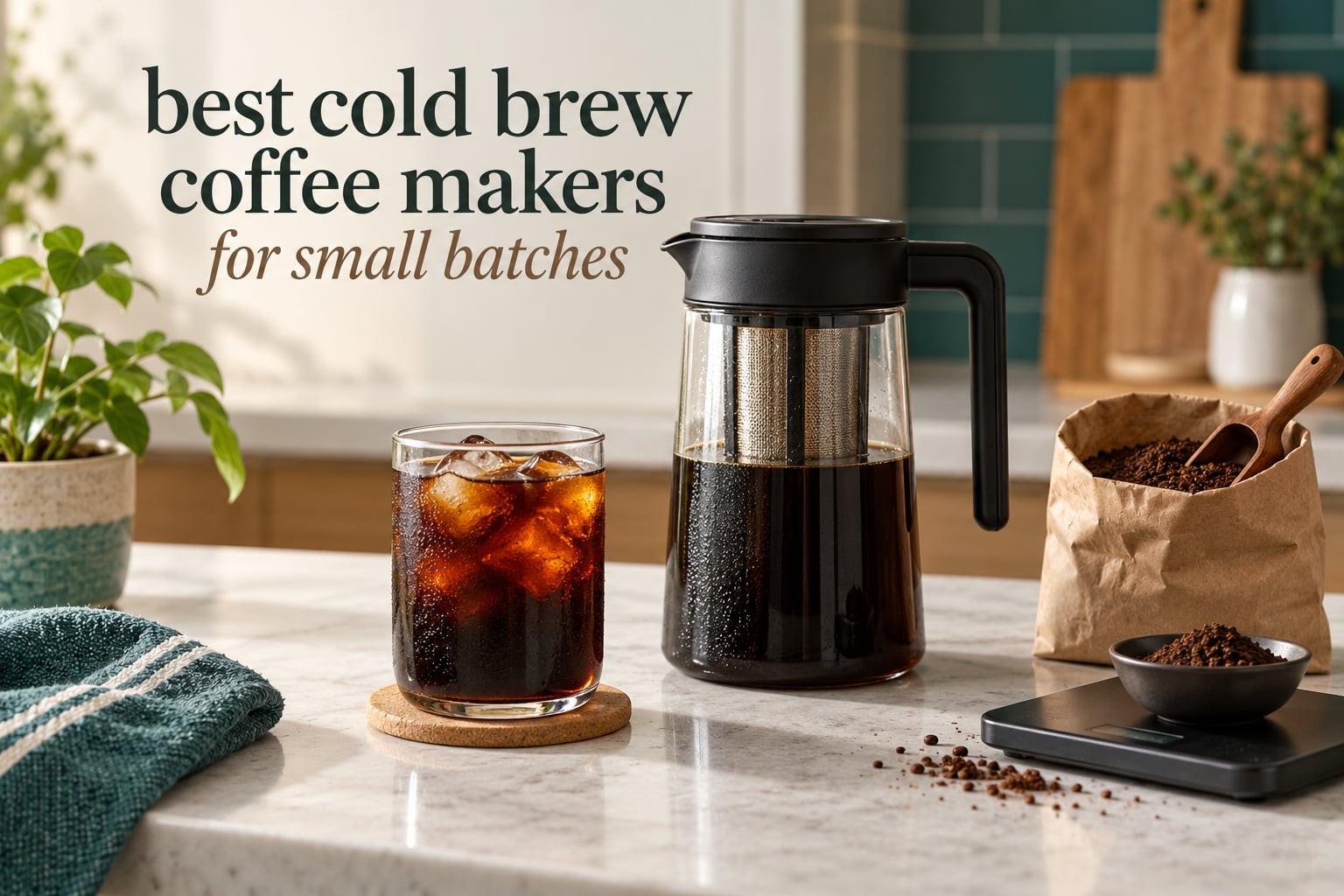 best cold brew coffee makers for small batches
