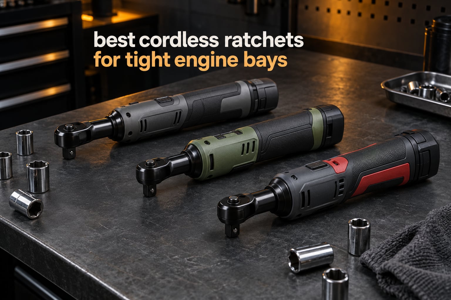 best cordless ratchets for tight engine bays