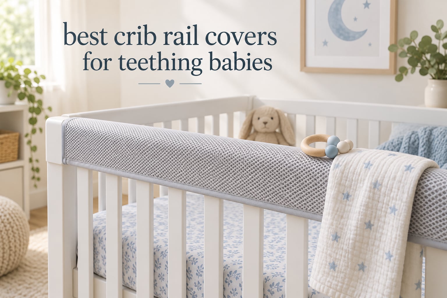 best crib rail covers for teething babies
