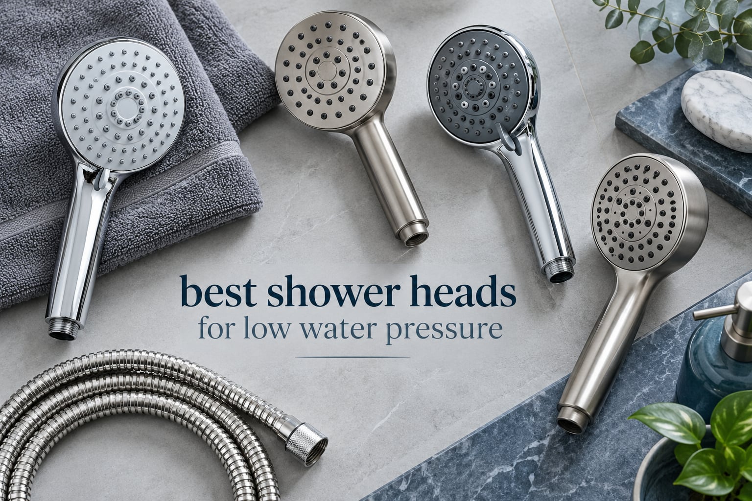 best shower heads for low water pressure