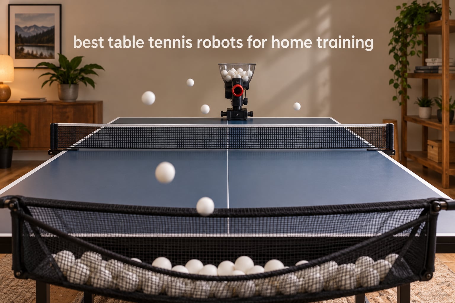 best table tennis robots for home training