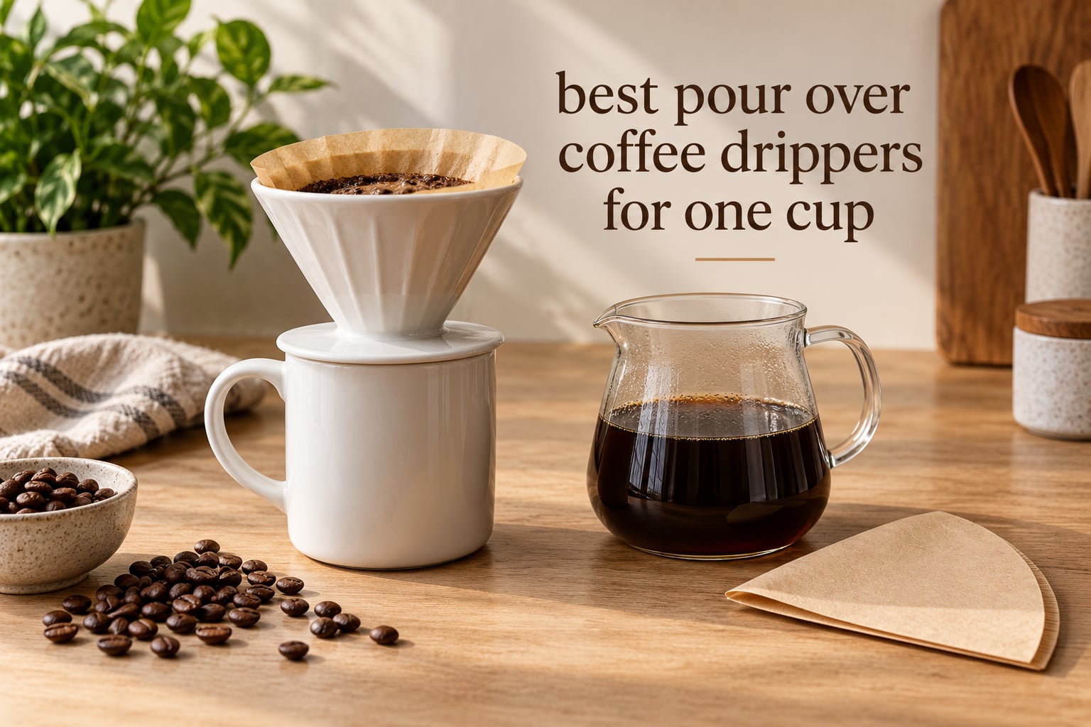 best pour over coffee drippers for one cup