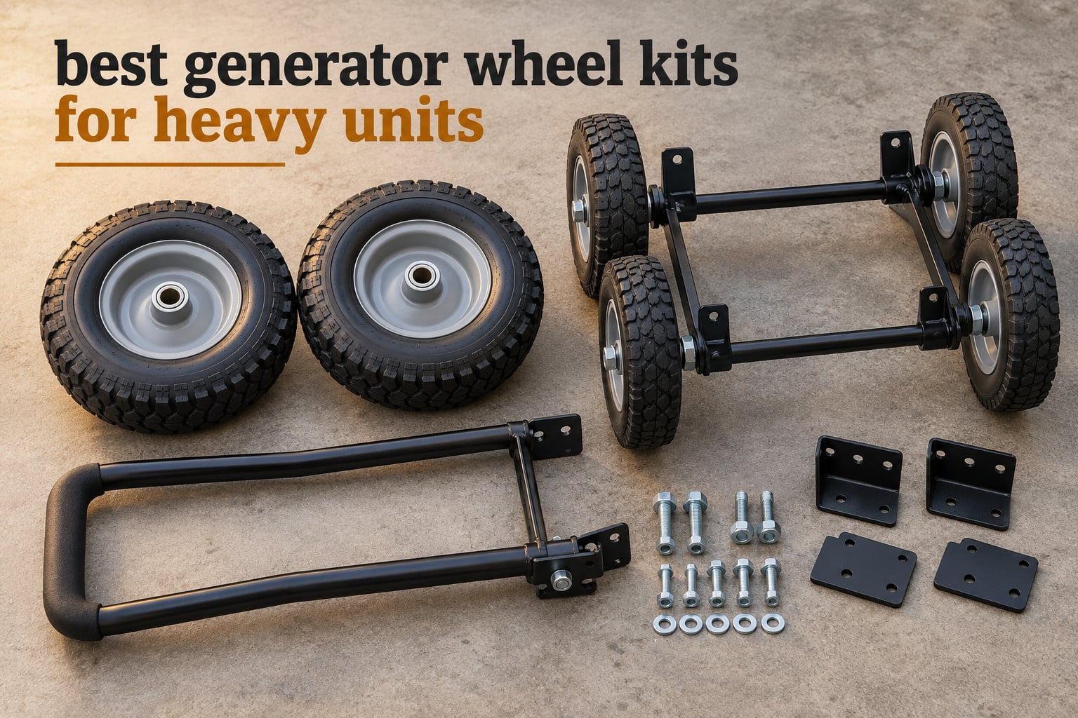 best generator wheel kits for heavy units