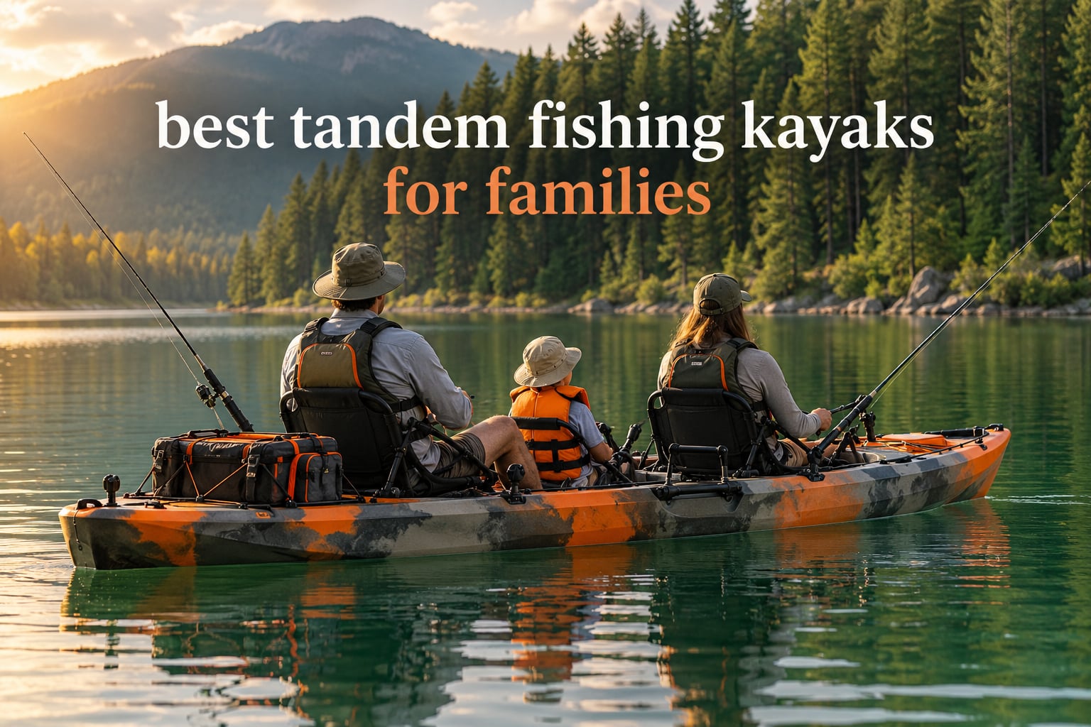 best tandem fishing kayaks for families