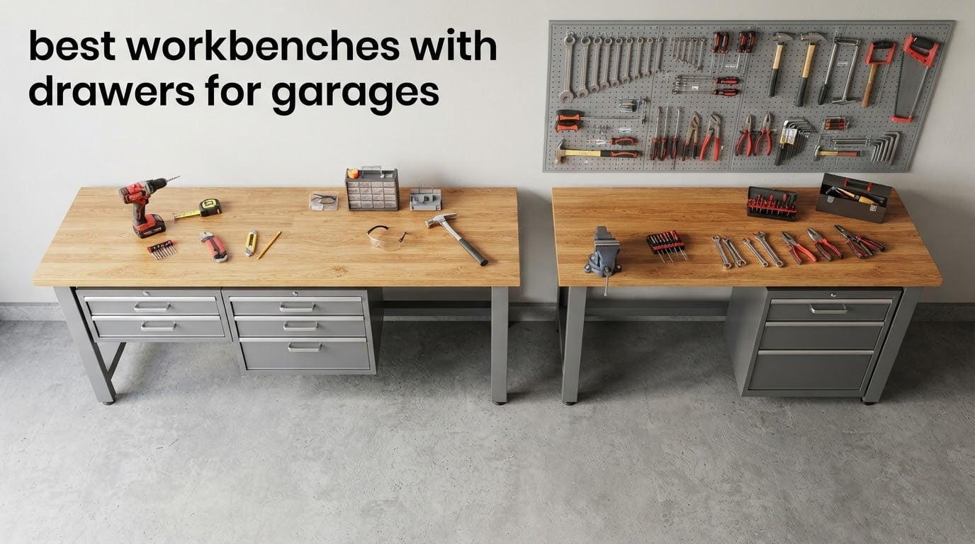 best workbenches with drawers for garages