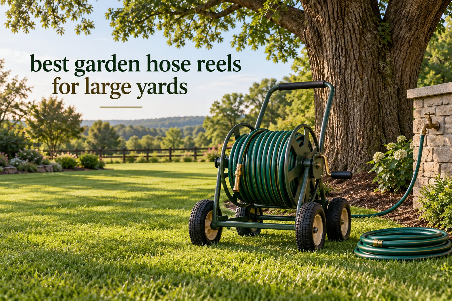 best garden hose reels for large yards