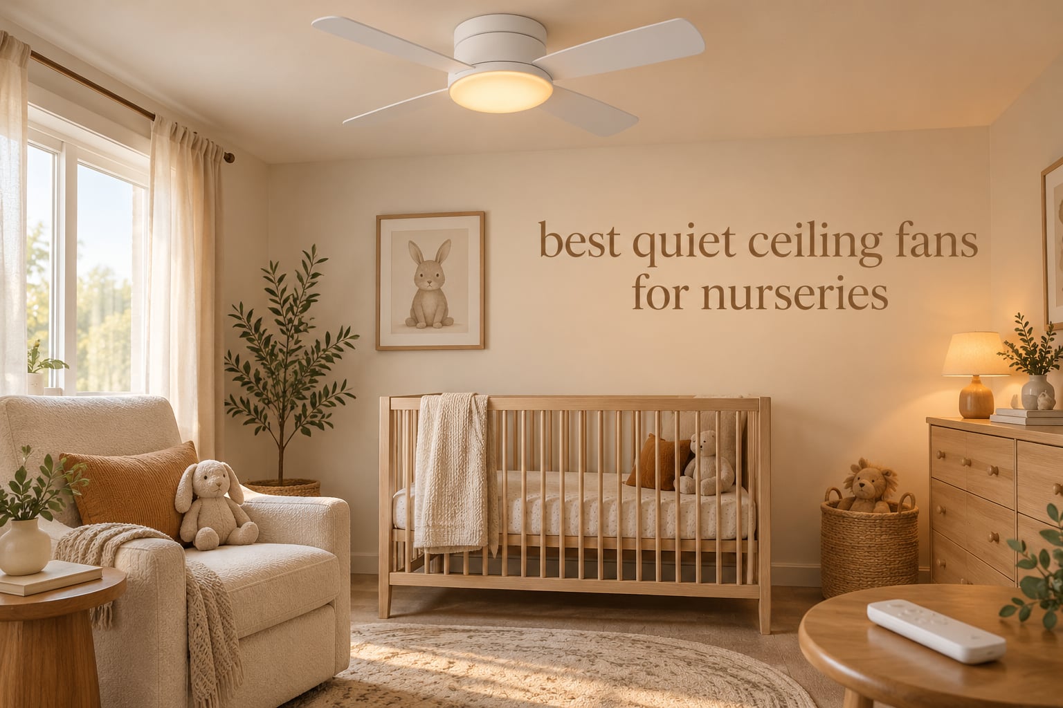 best quiet ceiling fans for nurseries