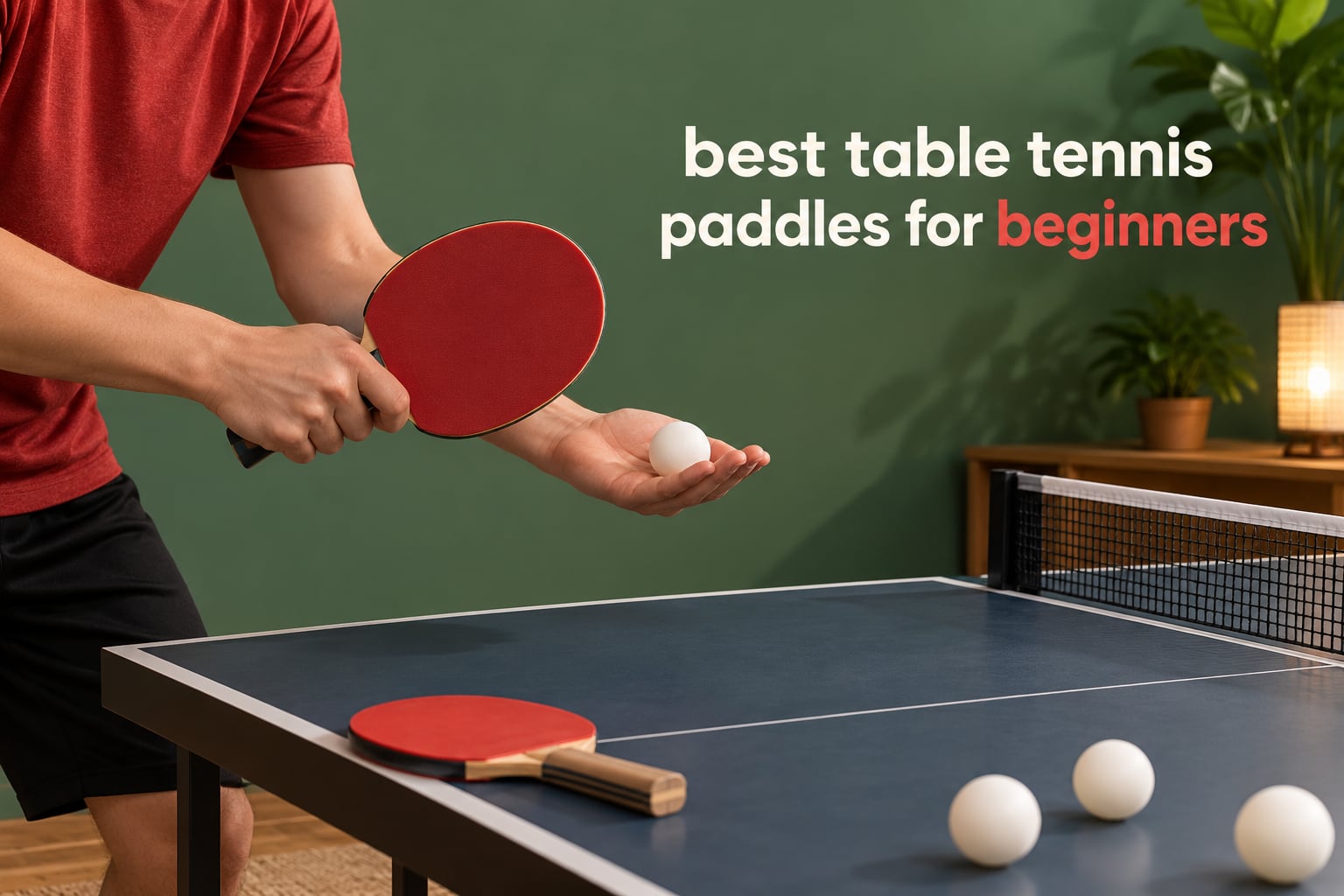 best table tennis paddles for beginners
