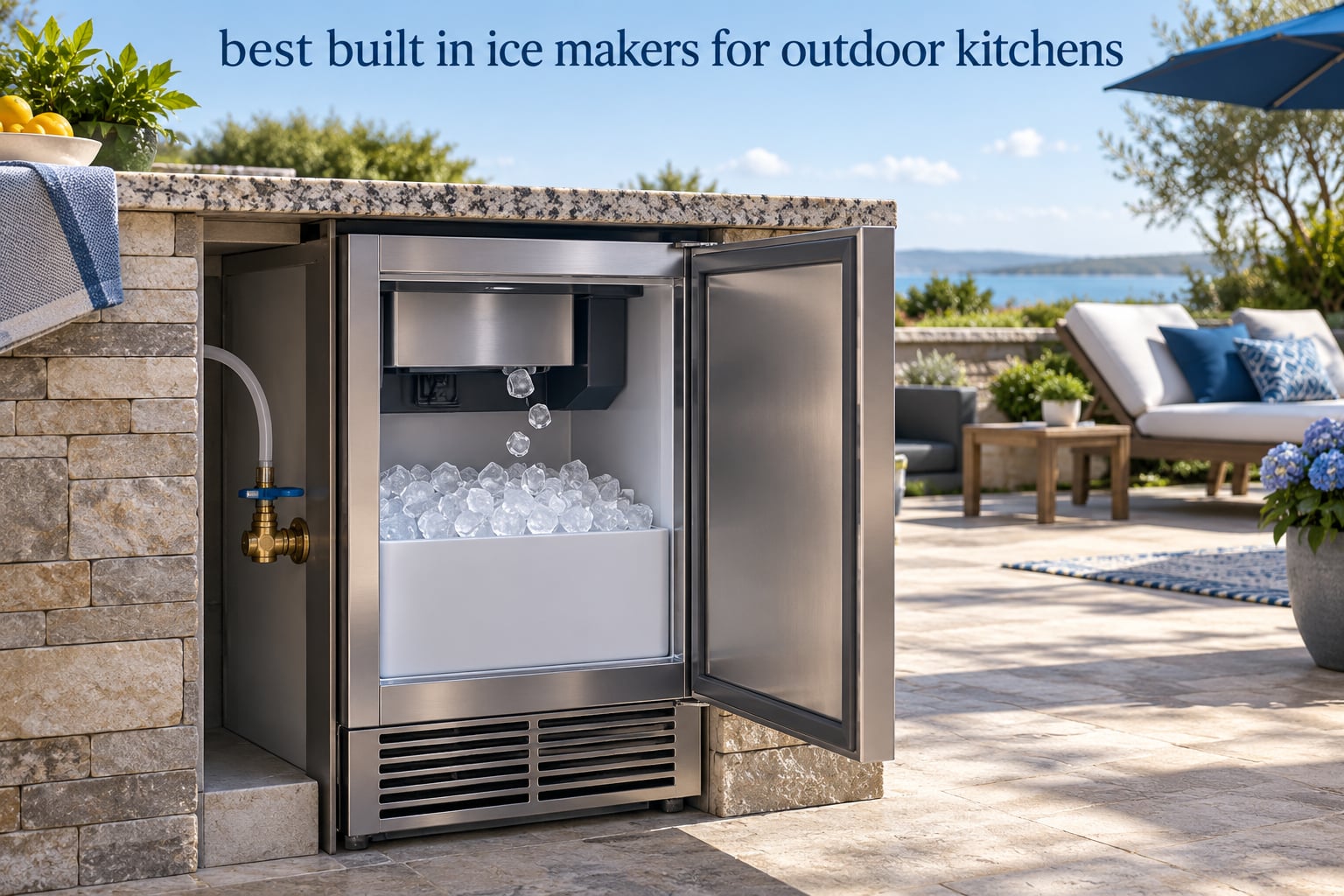 best built in ice makers for outdoor kitchens