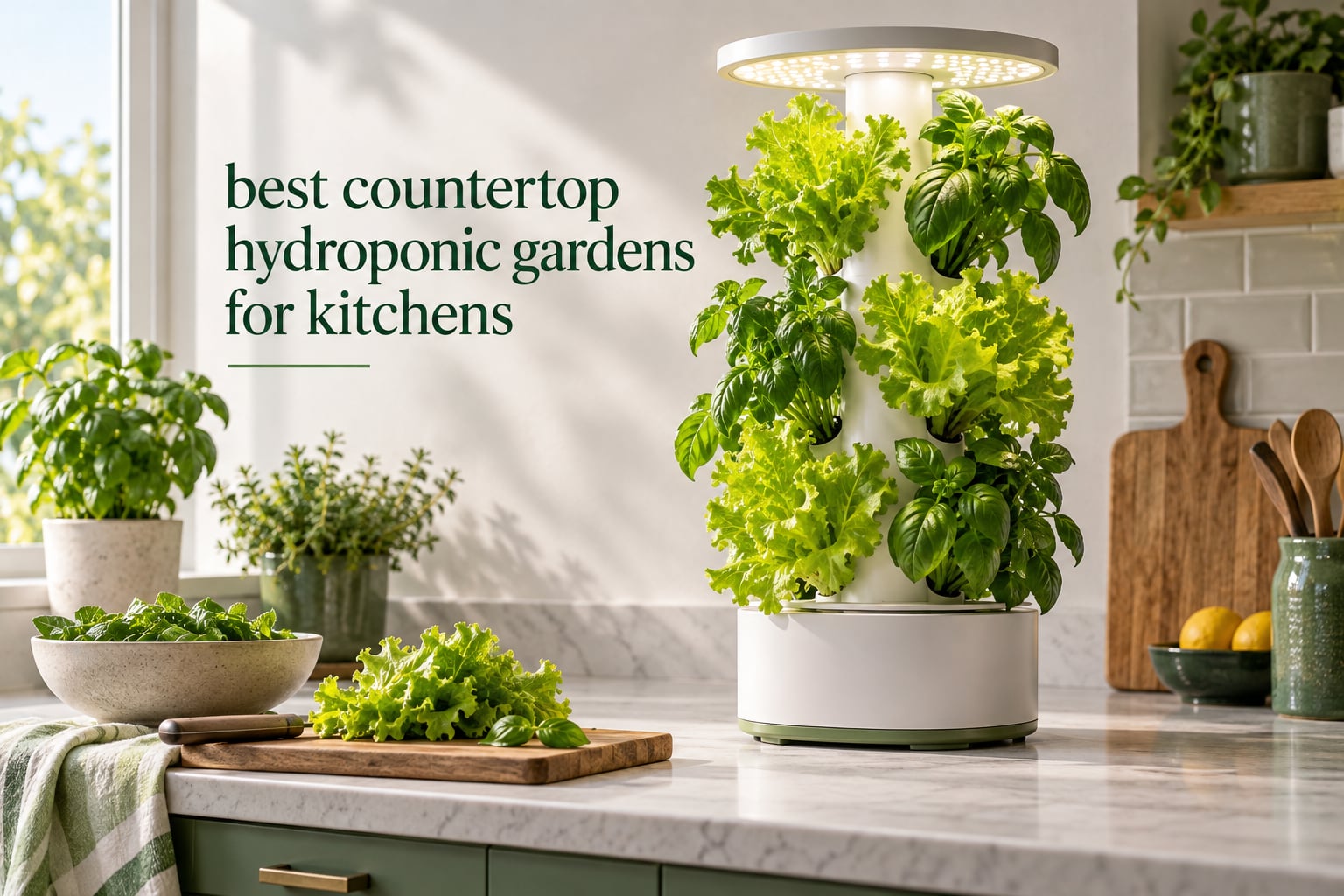 best countertop hydroponic gardens for kitchens