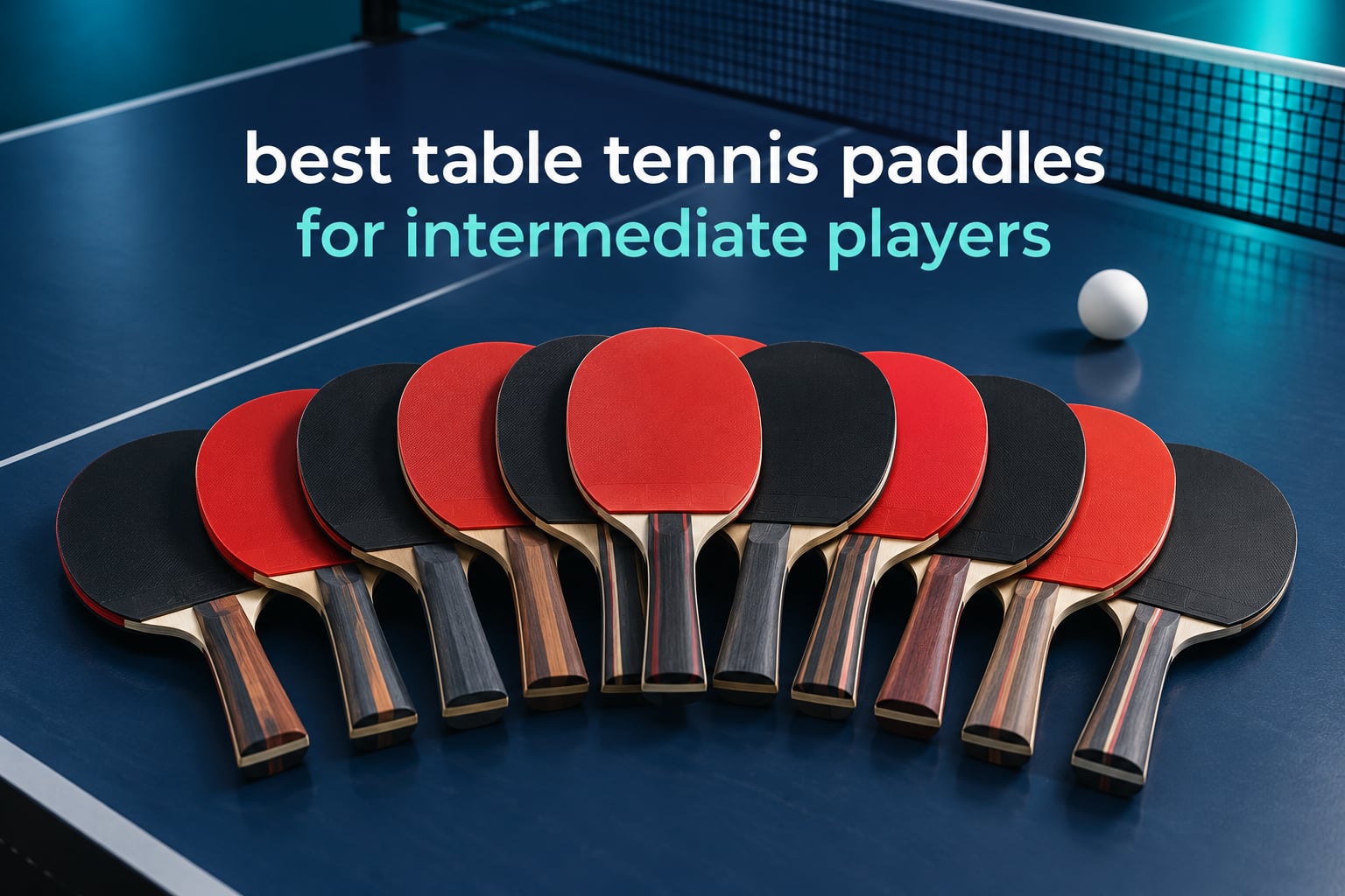 best table tennis paddles for intermediate players