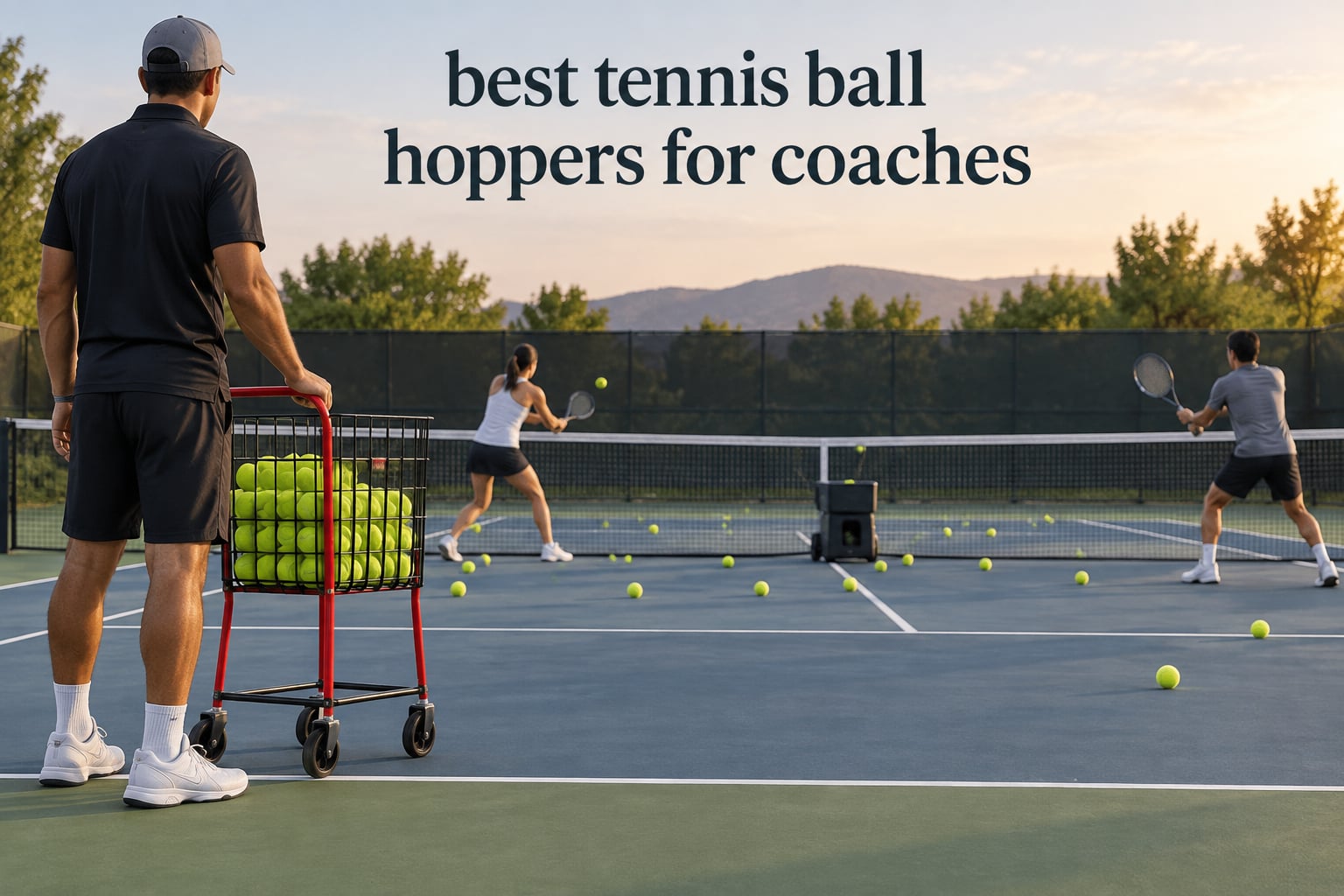 best tennis ball hoppers for coaches
