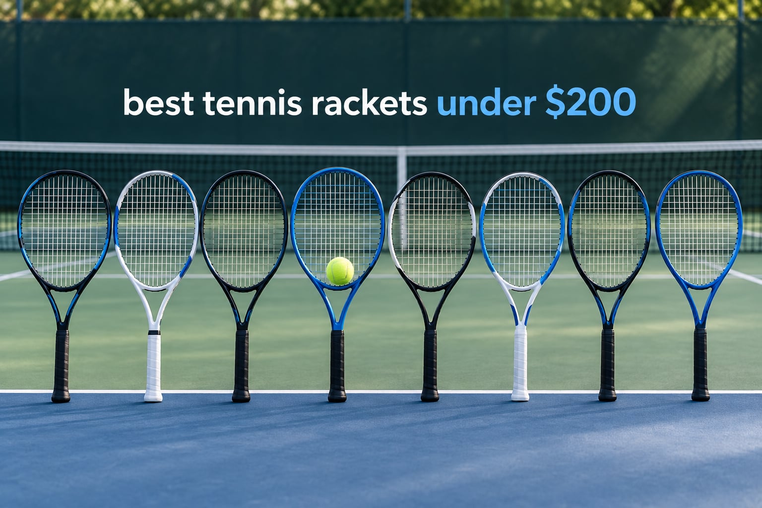 best tennis rackets under $200