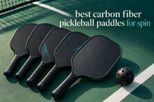 best carbon fiber pickleball paddles for spin