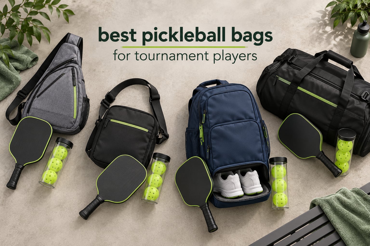 best pickleball bags for tournament players