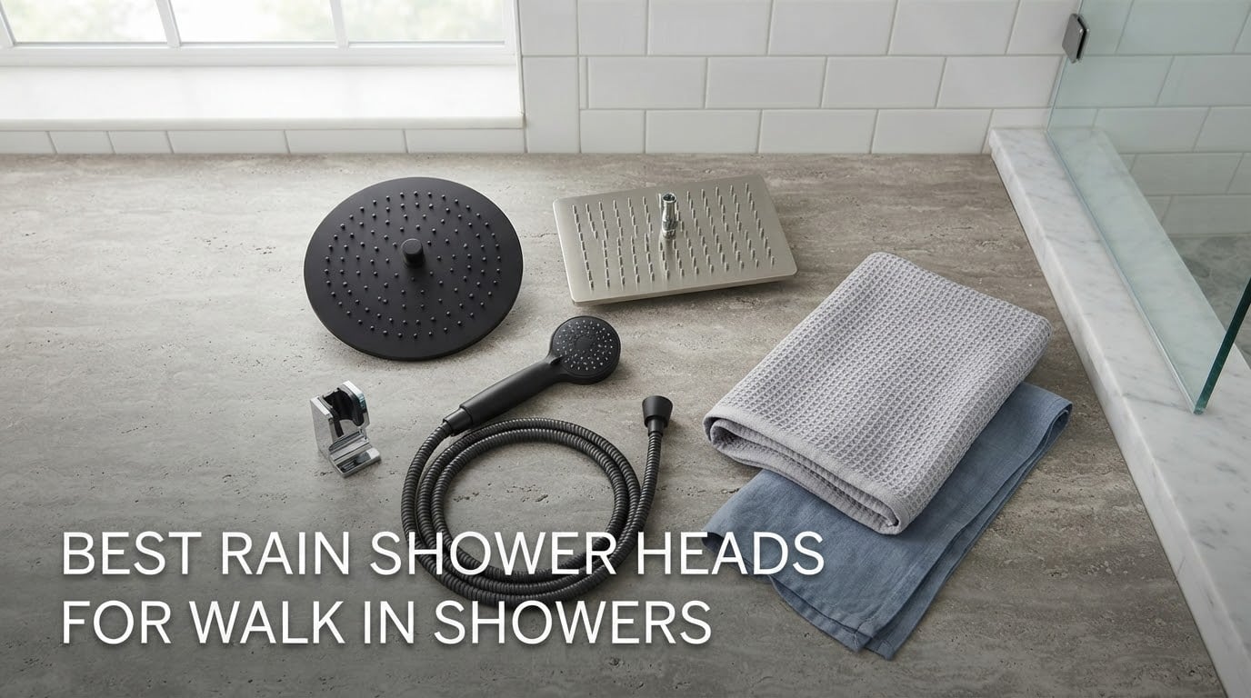 best rain shower heads for walk in showers