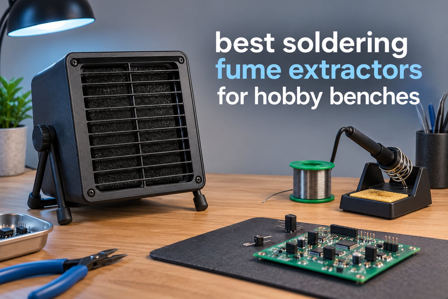 best soldering fume extractors for hobby benches