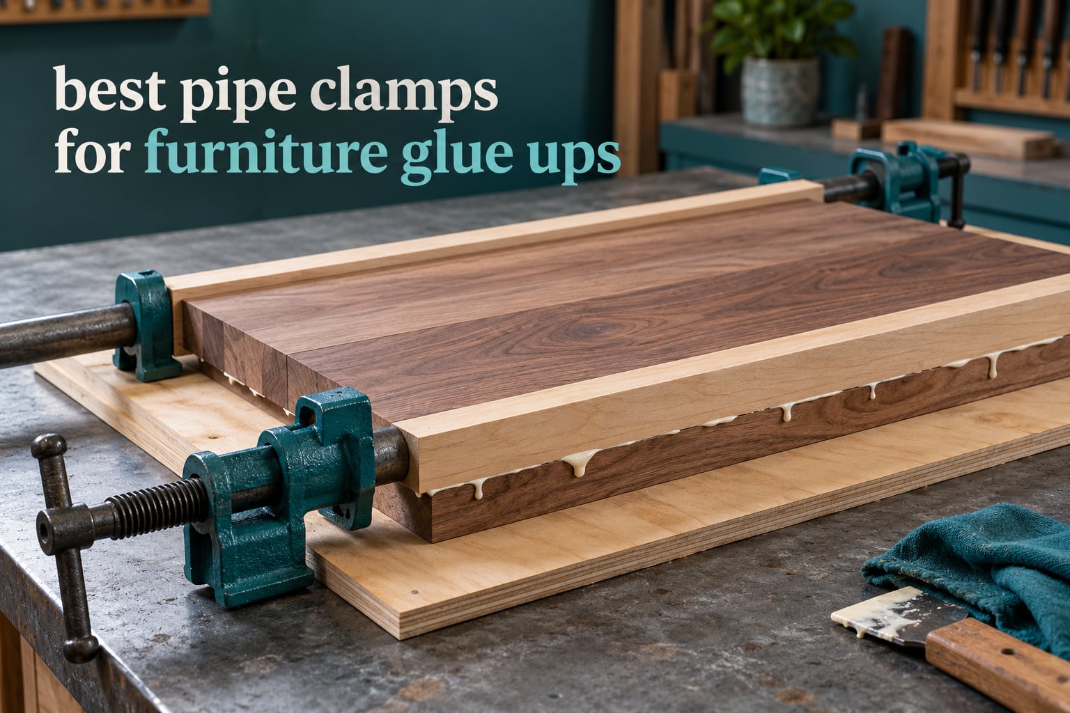 best pipe clamps for furniture glue ups