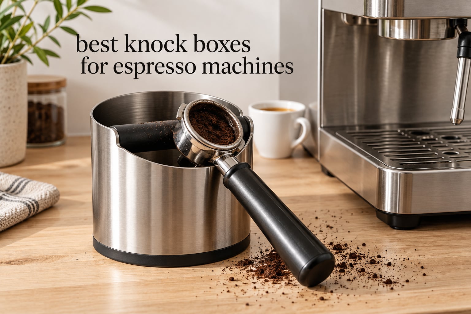 best knock boxes for espresso machines